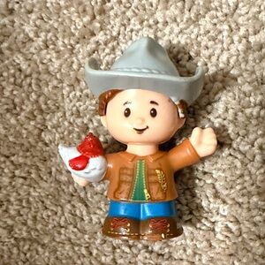 Fisher Price Little People 2016 Cowboy Farmer With Chicken
